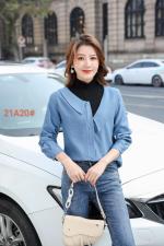 【现货】春装假两件套时尚百搭，女装，锦绣阁.铭店