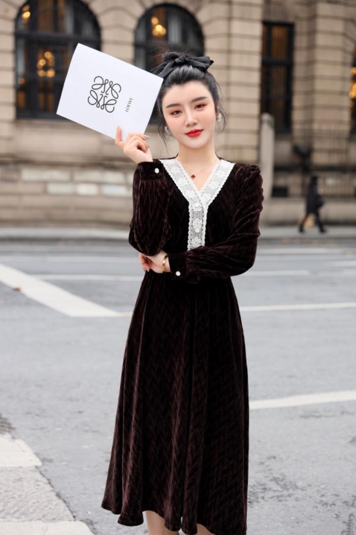 2021春款波，女装，慧颖帛