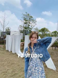 【春季新款】自制牛仔短外套,女装短外套,FZ