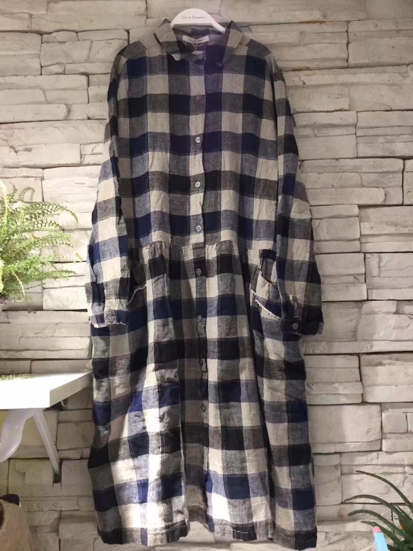（现货）春款棉麻洋装，女装，彩后·台北