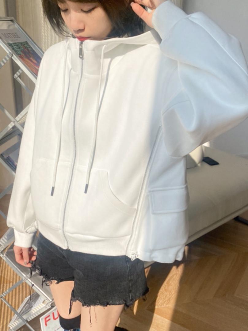 拉链设计外套，女装，G7V7