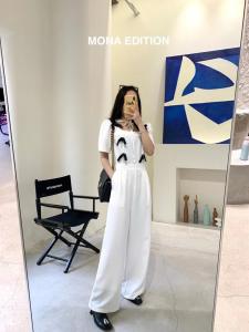 蝴蝶结西装连体裤,女装西装,莫娜NORA