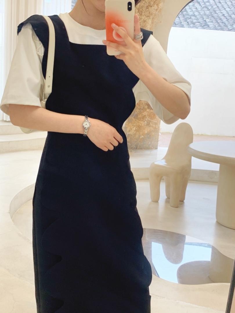 波浪连衣裙，女装连衣裙，莫娜NORA