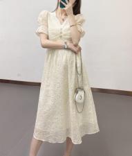 夏季新款连衣裙，女装连衣裙，米社