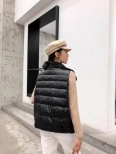 秋冬新款皮毛一体拼接羽绒马甲，女装马夹，蜜思优沫