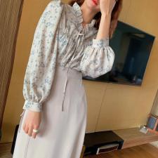 【现货】气质花色衬衫，女装衬衫，郭郭家