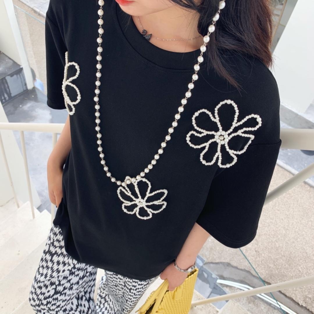 花朵T，女装，莫娜NORA