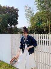 《现货》牛仔外套，女装，欧莱葛
