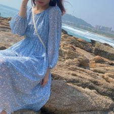 【现货】夏季韩版碎花连衣裙，女装连衣裙，郭郭家