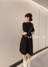 口红包包连衣裙，女装连衣裙，HEMAIXI 和麥熙