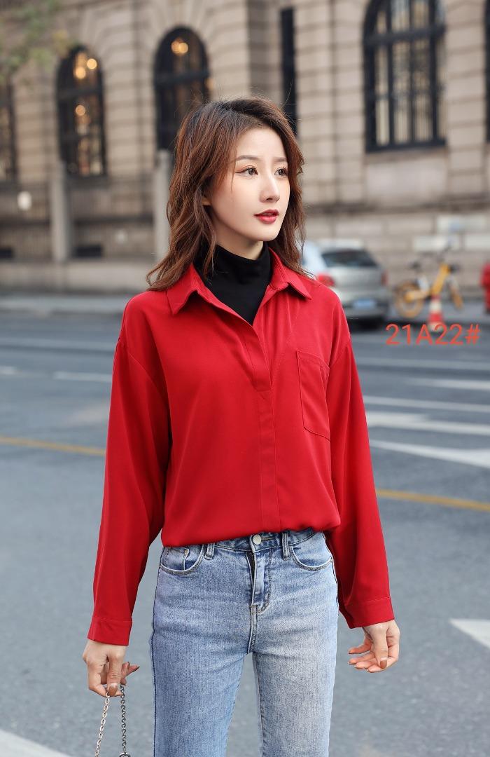 【现货】春装假两件套时尚百搭潮流，女装，锦绣阁.铭店