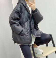 冬季新款抽绳羽绒马甲，女装马夹，索衣缘