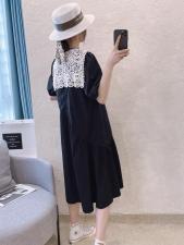 夏季连衣裙带围巾，女装连衣裙，曼希野
