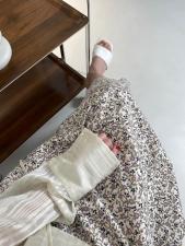 碎花半身裙，女装半身裙，TVMV(4F)
