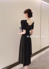 锻料花朵连衣裙，女装连衣裙，HEMAIXI 和麥熙