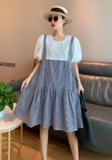 【现货】韩版娃娃拼接公主裙，女装，秋水月亮