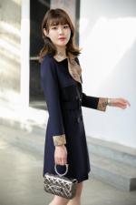 2021春装订货款、空气层拼格设计三色四码M、XL、XXL，女装，拉思维加丝