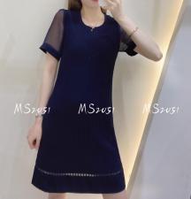 夏季连衣裙，女装连衣裙，米社