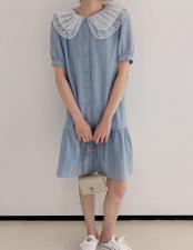 韩系连衣裙，女装连衣裙，如问