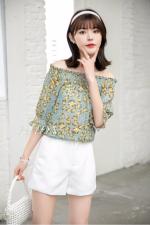 【现货】夏季新款女装时尚大方气质小衫，女装，红火丹妮
