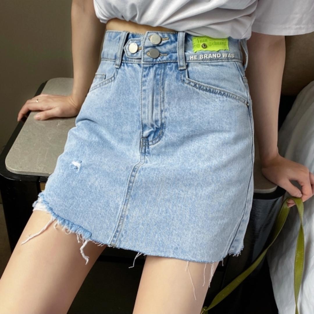 牛仔半裙，女装半身裙，cutiesistey