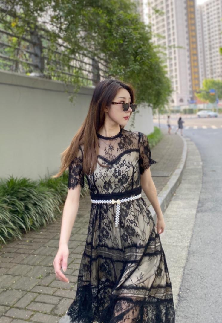 夏季新款连衣裙，女装连衣裙，扉缦