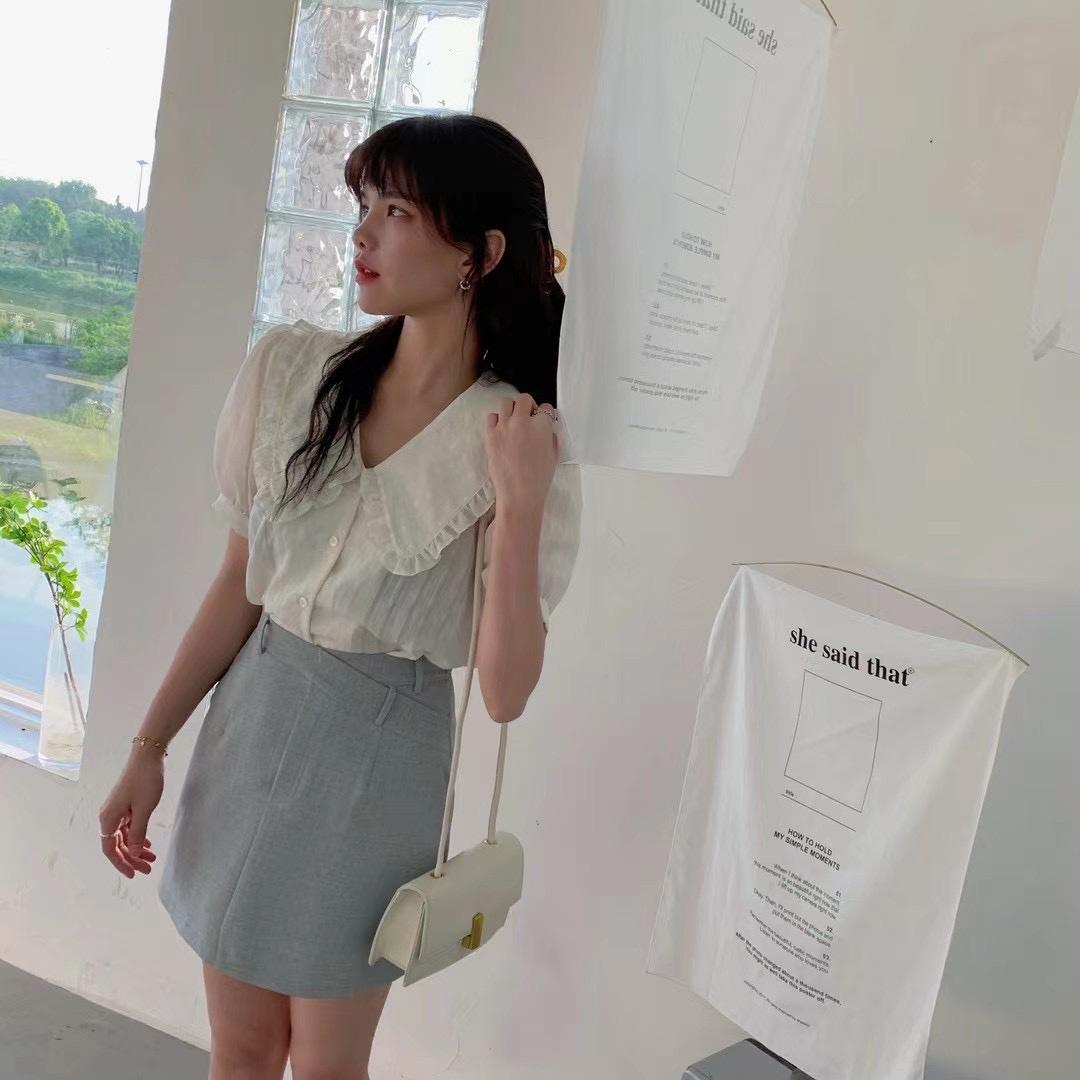 —郭郭家GG— 【夏款现货】法式条纹衬衣，女装，郭郭家