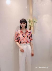2021夏季新款时尚修身显瘦短袖上衣现货大量现货供应,女装,红.炫影