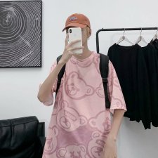 超火短袖t恤男ins潮流百搭宽松半袖潮港风嘻哈街头网红TX062-p20，男装T恤，星座1008-2