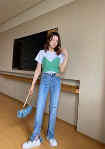 开衩小微喇,女装,cutiesistey