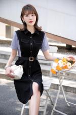 现货供应：天丝面料连衣裙M一XXL，女装连衣裙，拉思维加丝