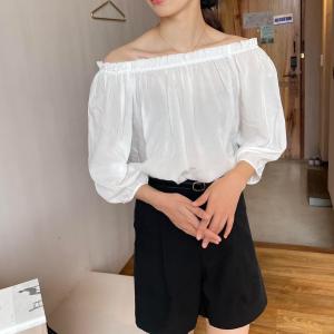一字肩小衫,女装,主品