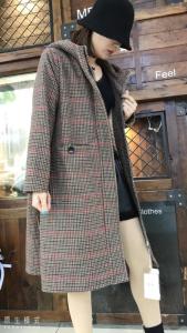 ［现货］秋冬新款毛呢大衣外套,女装,蓝帕
