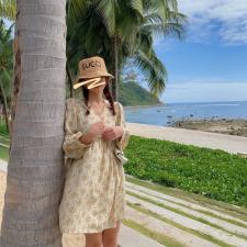 【现货】夏季新款碎花娃娃裙，女装，郭郭家