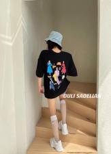 彩色小人大T，女装，讴俪