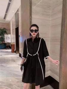 【现货】夏季新款织带衬衣裙,女装,1+9