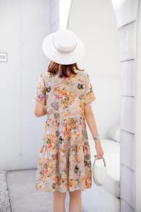 夏装新款、现货、韩版潮流时尚连衣裙M一XXL,女装连衣裙,拉思维加丝