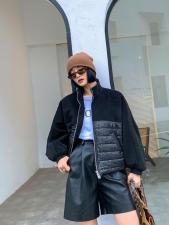 现货冬季新款拼接外套，女装，储辰