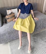 夏季连衣裙，女装连衣裙，曼希野