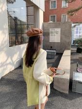 【春季新款】自制米拼绿西装，女装西装，FZ
