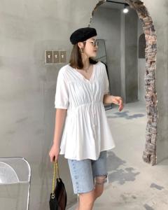 [现货] 夏季新款 时尚修身小衫天丝面料 透气性,女装,蜜思优沫