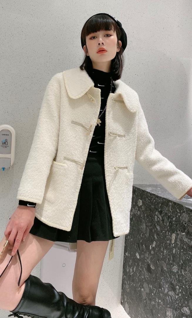 娃娃领貂绒秋冬款，女装，茗格拉