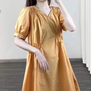 棉麻连衣裙,女装连衣裙,QJJ