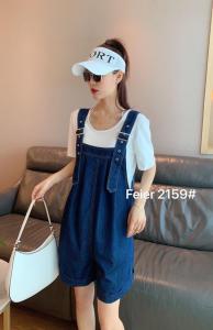 薄料牛仔背带裤套装,女装职业装,菲儿