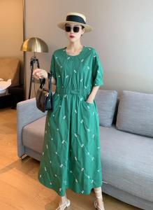 刺花宽松连衣裙,女装连衣裙,维多利亚