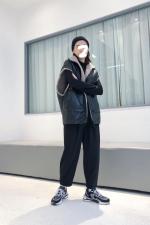 设计双面穿羊羔毛皮马甲，意法3277SFR，女装马夹，S·F·R