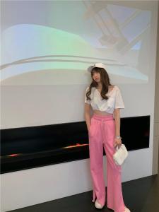 【现货】夏季新品 多色抽绳开叉裤,女装,FZ