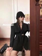 韩版腰带西服，女装，QJJ