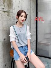 夏季新款小衫火爆上新，女装，爱依玲
