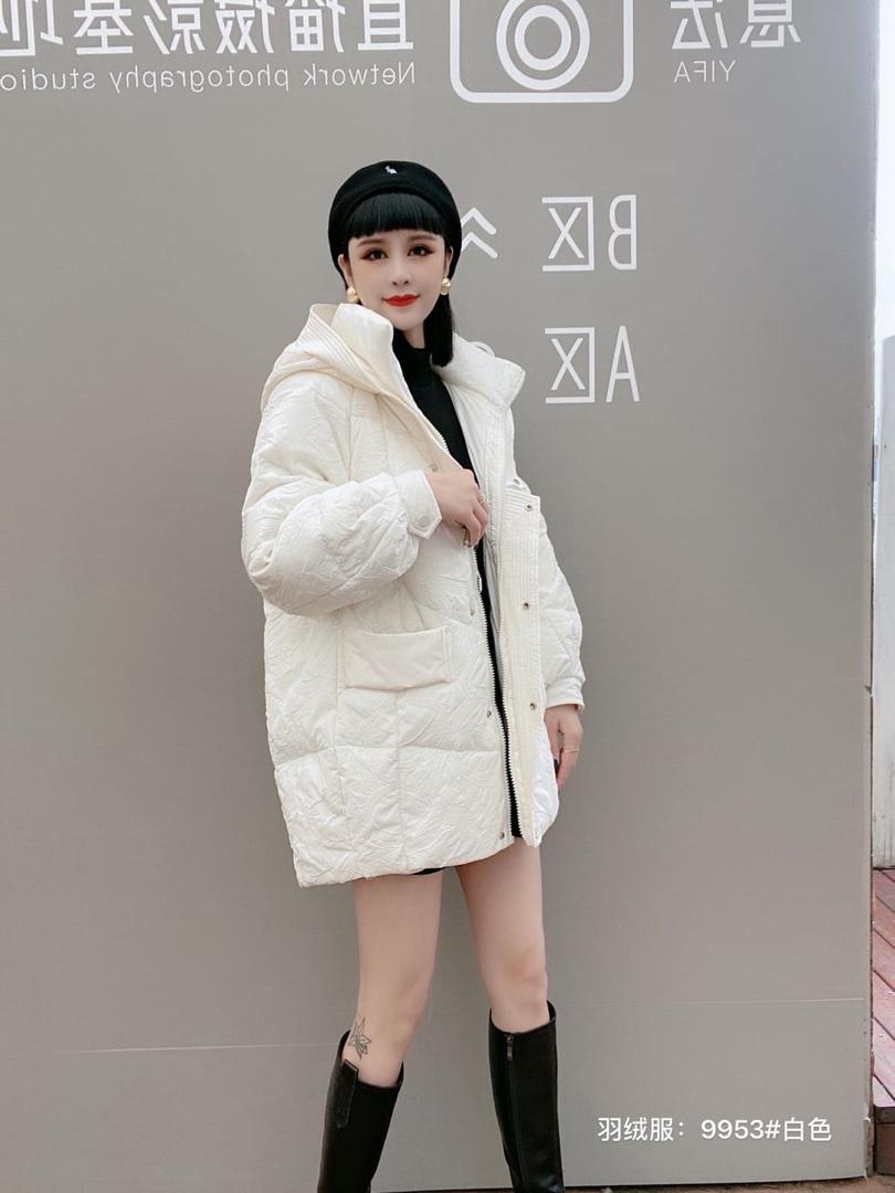 2021冬季新款加厚百鸭绒羽绒服，女装羽绒服，婉伦